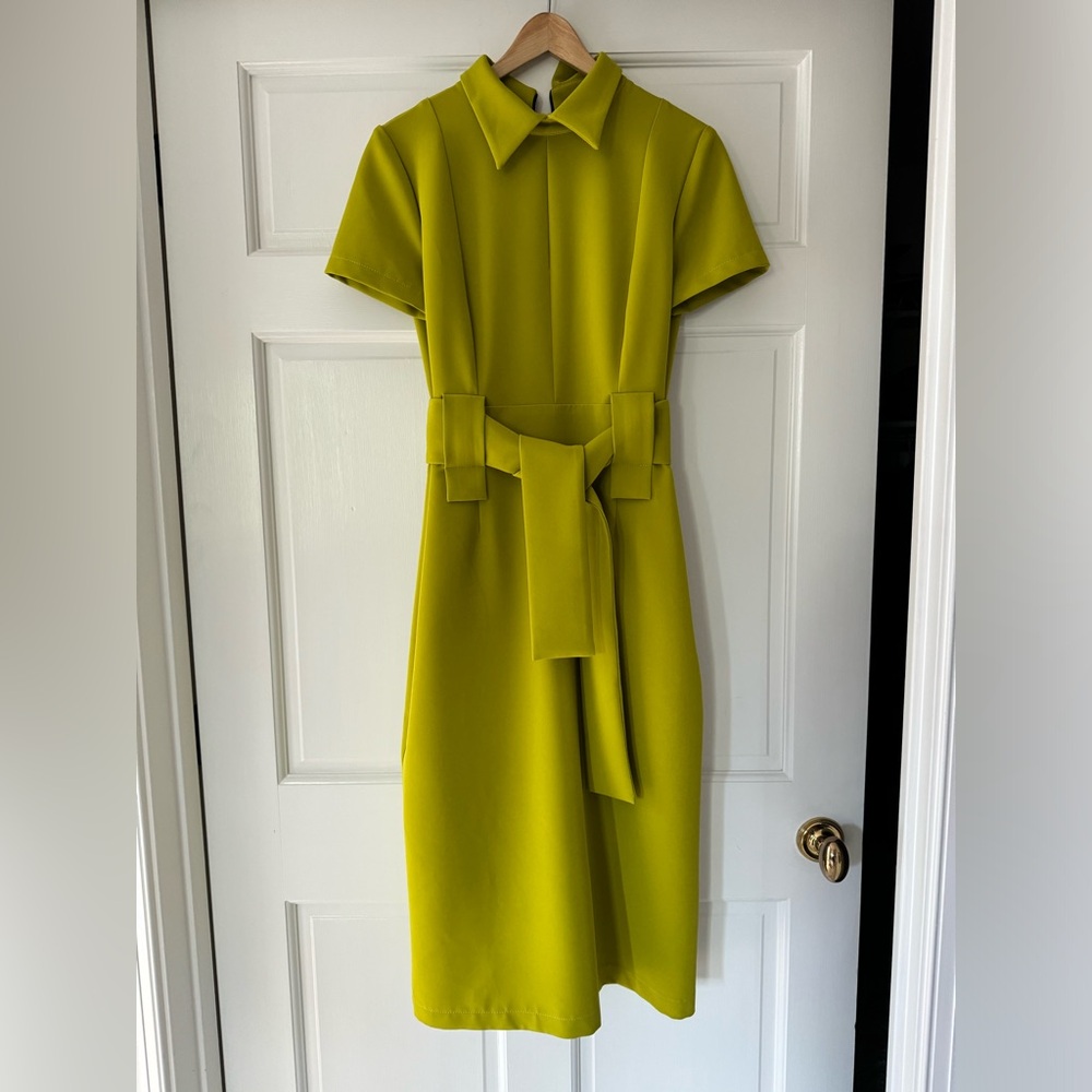 Julia Allert Funky Dress with Collar and Chest Slit